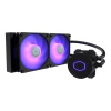 MLW-D24M-A18PC-R2 Cooler Master MasterLiquid ML240L V2 RGB (210W, 240mm, RGB, fans: 2x120mm/62CFM/27dBa/1800rpm, 2066/2011-v3/2011/1200/1156/1155/1151-v2/1151-v1/1150/A