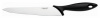 Нож кухонный Fiskars Essential (1023776) стальной универсальный лезв.210мм прямая заточка черный