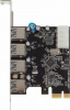 ASIA PCIE 4P USB3.0 Контроллер PCI-E VIA VL805 4xUSB3.0 Bulk