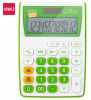 калькулятор настольный deli e1122/grn зеленый 12-разр.