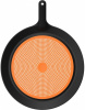 Крышка Fiskars Functional Form 1027305 d=30см крыш.оранжевый руч.черная
