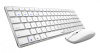 Клавиатура + мышь Rapoo 9300M клав:белый мышь:белый USB беспроводная Bluetooth/Радио Multimedia (18479)
