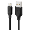 dcs8pinbsunc unico кабель lightning - usb, 2,1а, basic, 480 мбит/с, pvc, 1м, черный, rtl box