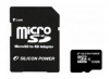 Флеш карта microSDHC 16Gb Class10 Silicon Power SP016GBSTH010V10-SP + adapter