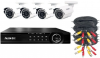 fe-2104mhd kit 1080p комплект видеонаблюдения 4-х канальный гибридный ahd,tvi,cvi,ip,cvbs регистратор