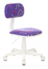 CH-W201NX/STICK-VIO Кресло детское Бюрократ CH-W201NX фиолетовый Sticks 08 крестов. пластик
