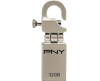 p-fdi32g/apphk-ge флешка pny 32gb usb flash drive micro hook attaché metal design with hook system