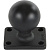 mt4510 zebra assy: ram rectangular base with 2.25" rubber ball