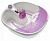Гидромассажная ванночка для ног Polaris PMB0805 80Вт белый/фиолетовый