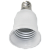 a4t14weay ecola base переходник с цоколя e14 на e27 белый