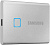 MU-PC1T0S/WW Внешние HDD и SSD/ Samsung External SSD T7 Touch, 1000GB, Touch ID, Type-C, USB 3.2 Gen2, R/W 1050/1000MB/s, 85x57x8mm, Silver (12 мес.)